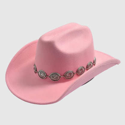 Chapeau cowboy pour femme à large bord