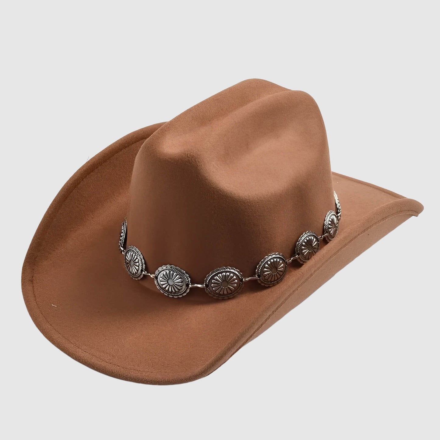 Chapeau cowboy pour femme à large bord