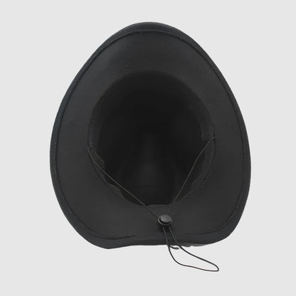 Chapeau cowboy unisexe ceinture décorative