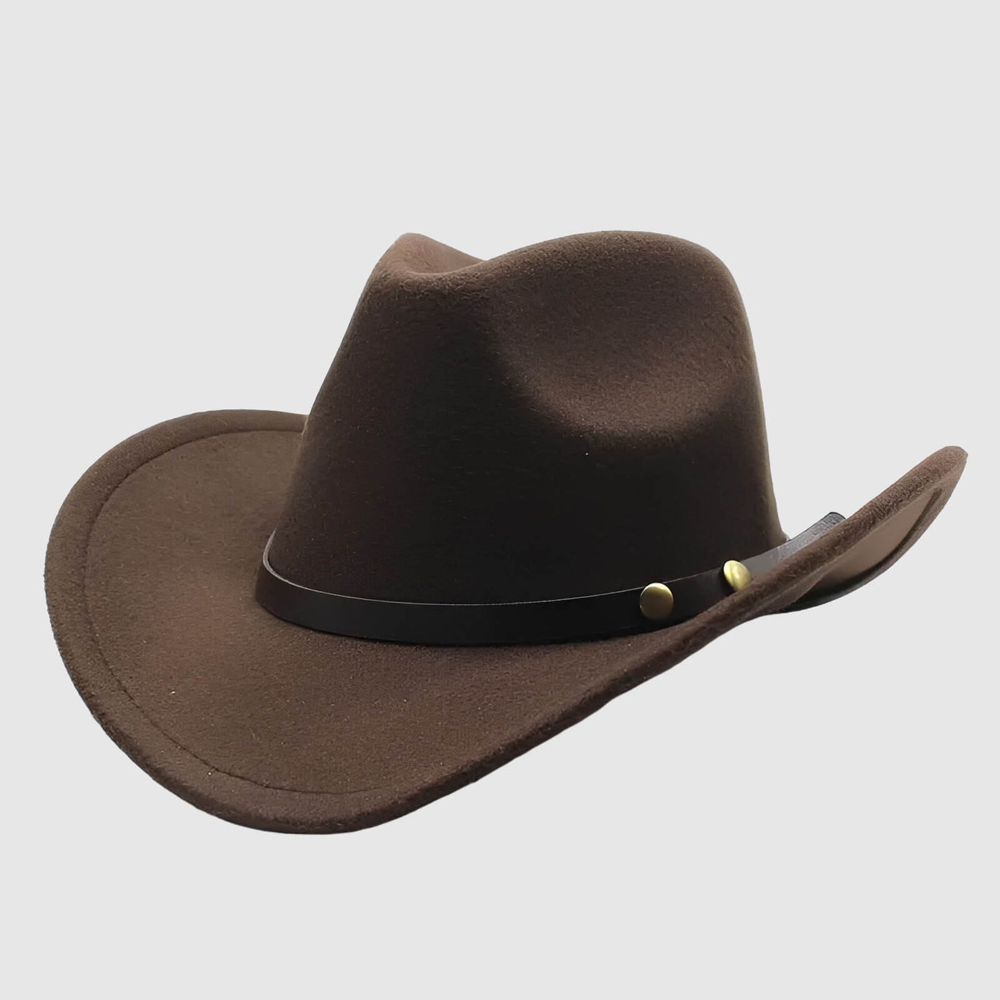Chapeau cowboy unisexe ceinture décorative