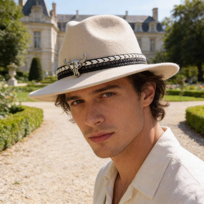 Chapeau de cowboy unisexe style western
