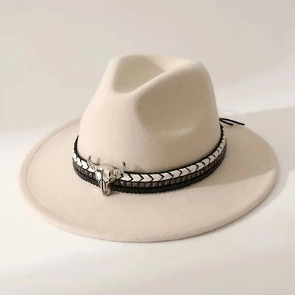 Chapeau de cowboy unisexe style western