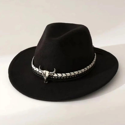 Chapeau de cowboy unisexe style western