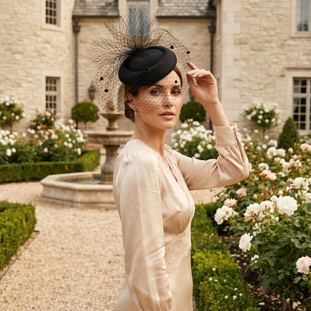Chapeau de mariage chic pour femme