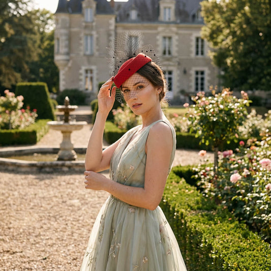 Chapeau de mariage chic pour femme