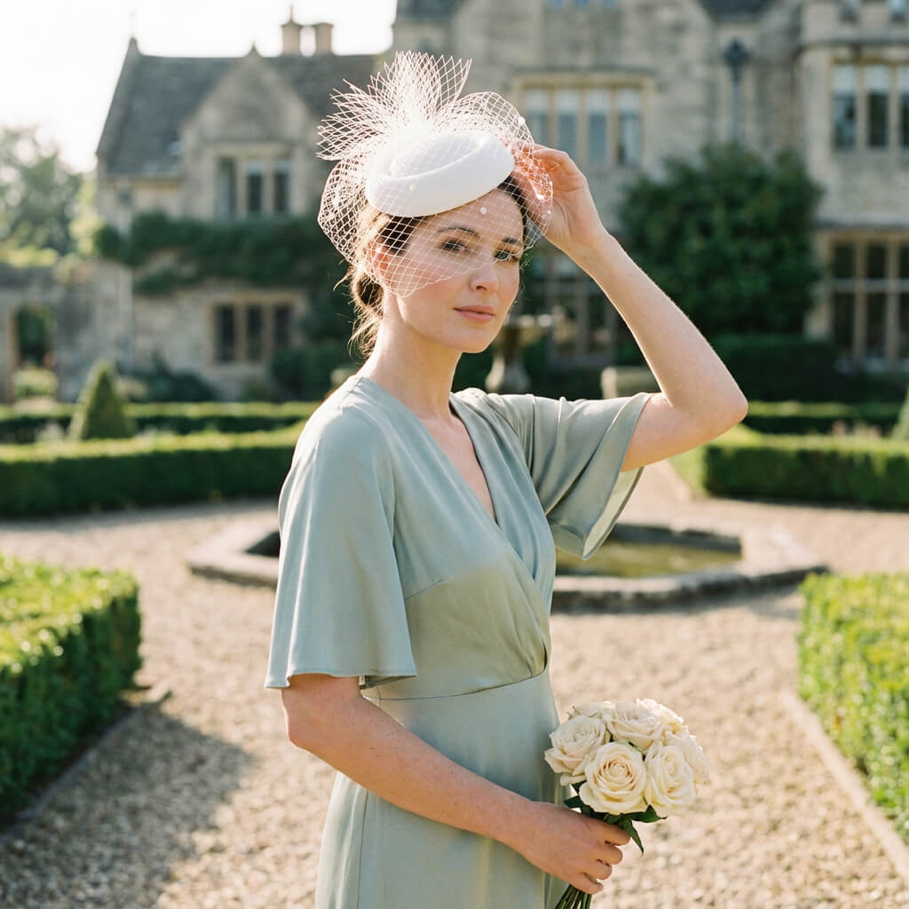 Chapeau de mariage chic pour femme