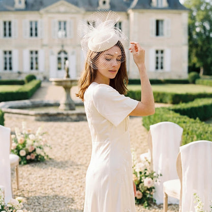 Chapeau de mariage chic pour femme