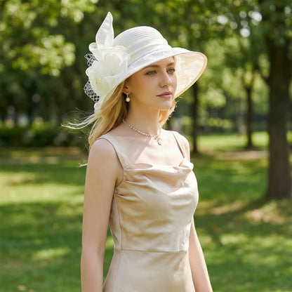 Chapeau de mariage haut‑de‑forme élégant pour femme