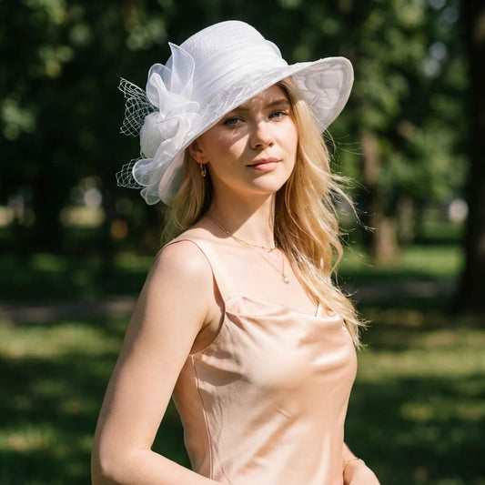 Chapeau de mariage haut‑de‑forme élégant pour femme