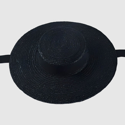 Chapeau de paille à large bord pour femme