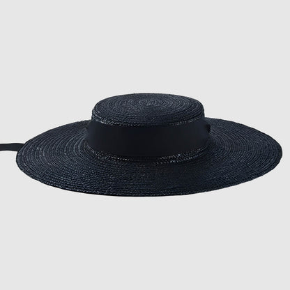 Chapeau de paille à large bord pour femme