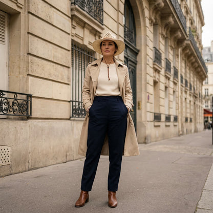 Chapeau de paille cowboy vintage unisexe à large bord