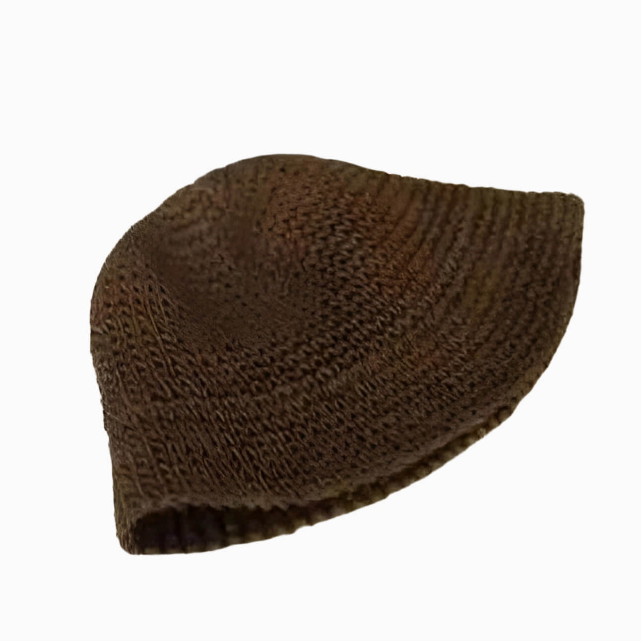 Chapeau de paille pour femme style bob pliable