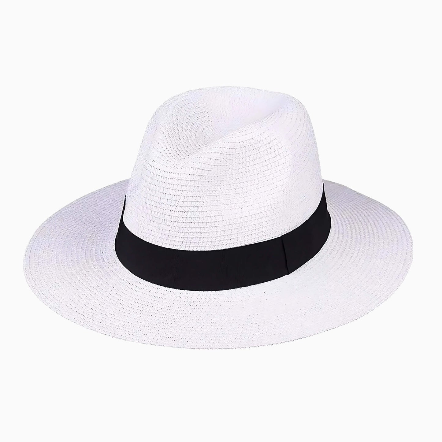 Chapeau de paille pour femme style Panama