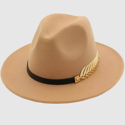 Chapeau fedora à large bord pour femme