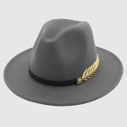 Chapeau fedora à large bord pour femme