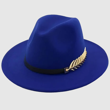 Chapeau fedora à large bord pour femme