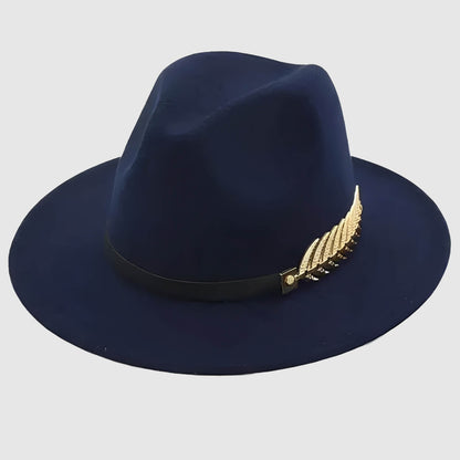 Chapeau fedora à large bord pour femme