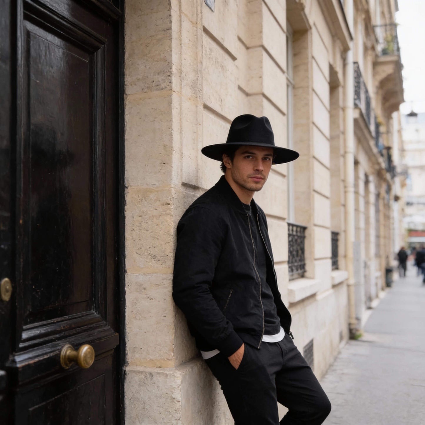 Chapeau fedora à très large bord pour homme et femme