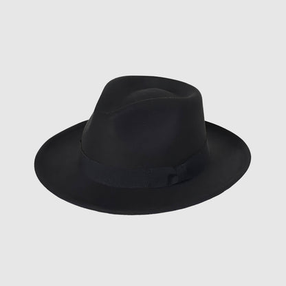 Chapeau fedora avec nœud décoratif