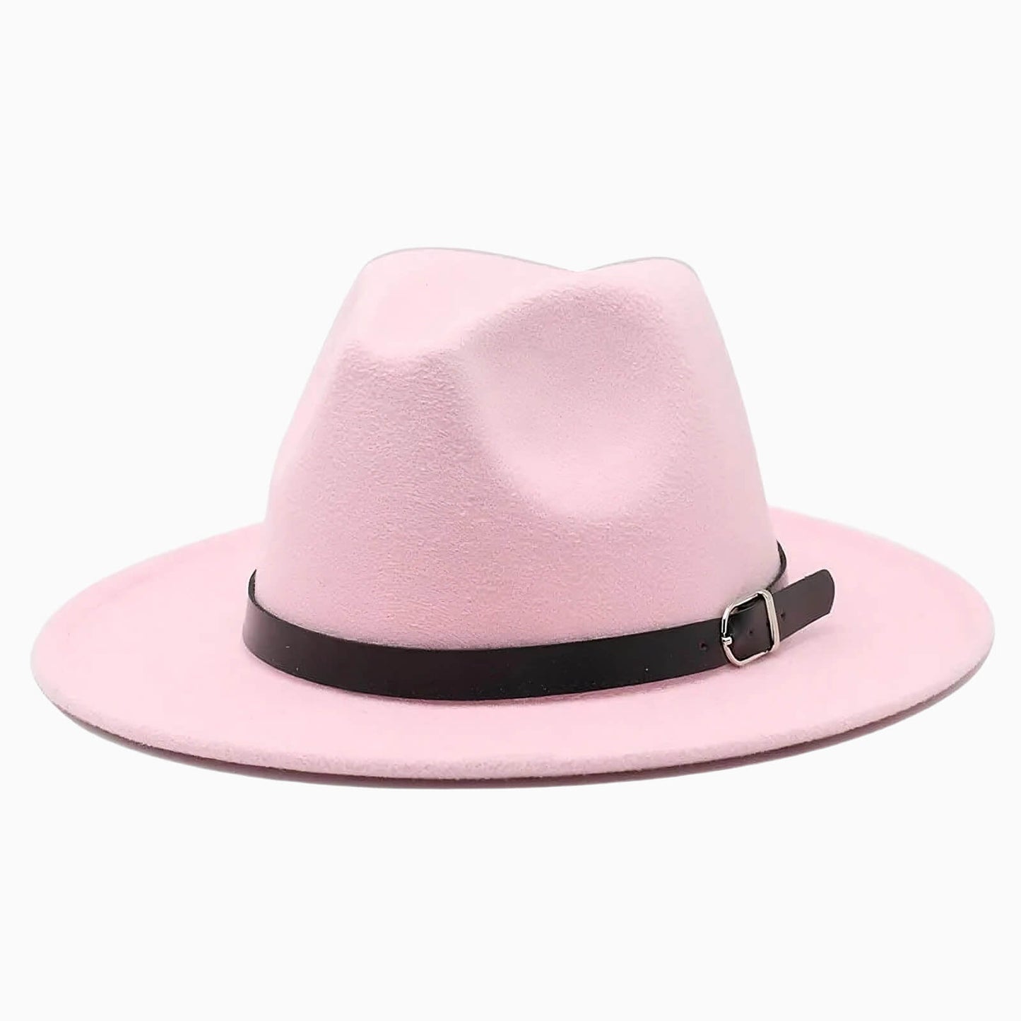 Chapeau fedora classique unisexe en feutre imitation laine