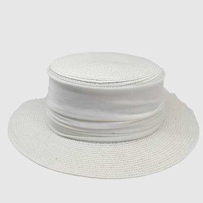 Chapeau fedora en paille pour femme