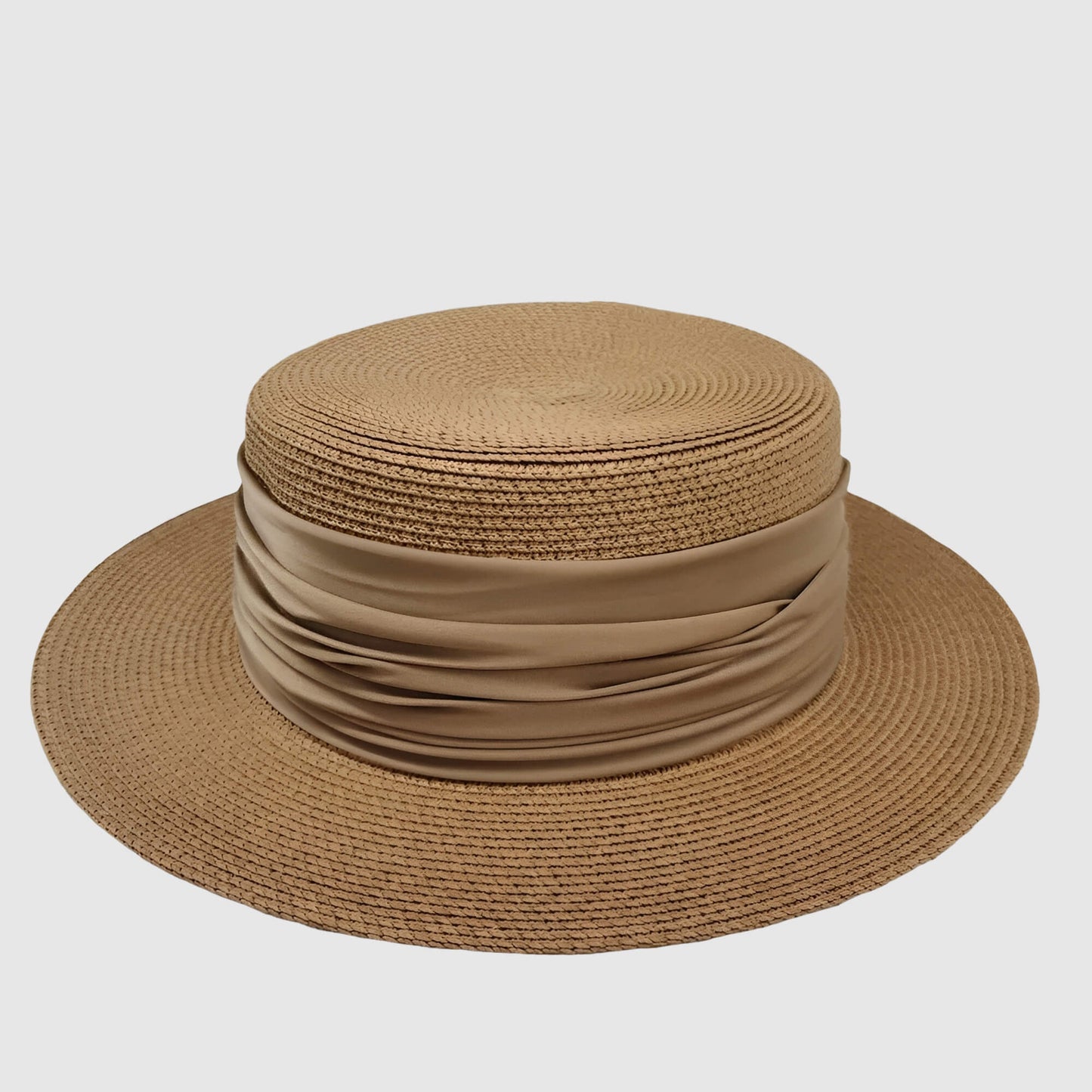 Chapeau fedora en paille pour femme