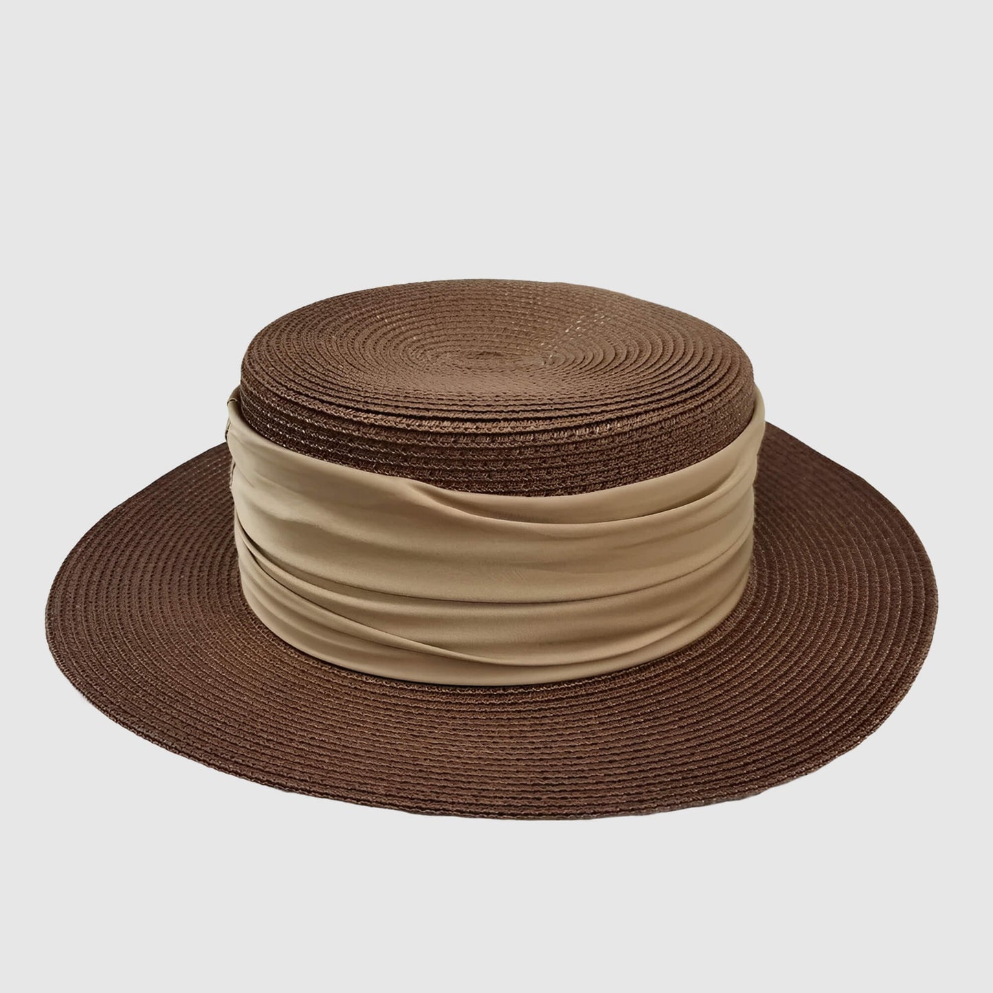 Chapeau fedora en paille pour femme