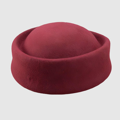 Chapeau mariage vintage en laine pour femme