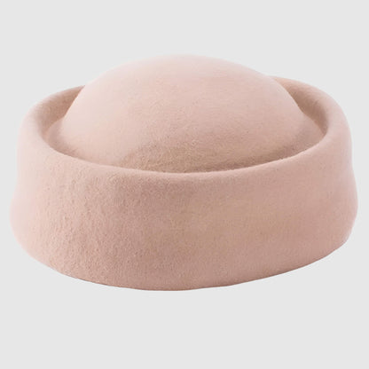 Chapeau mariage vintage en laine pour femme