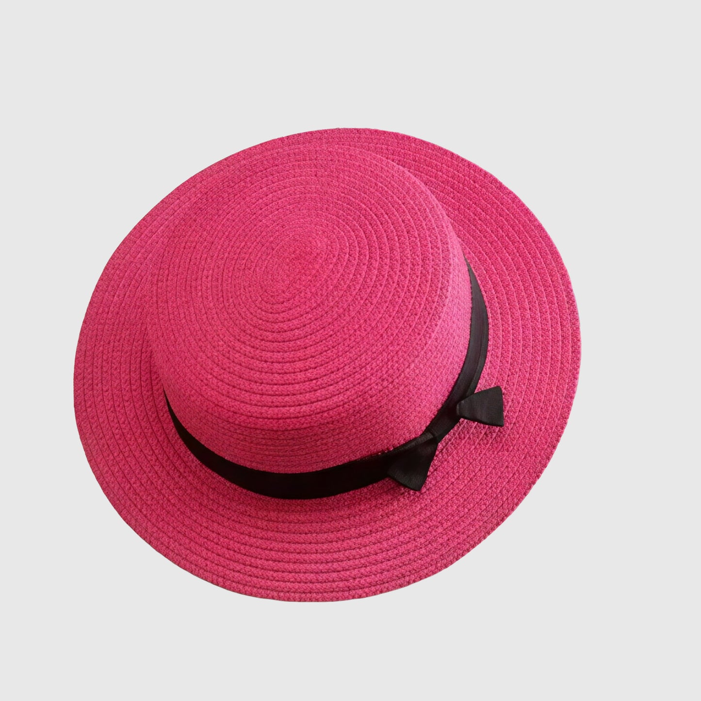 Chapeau Panama en paille avec nœud pour femme