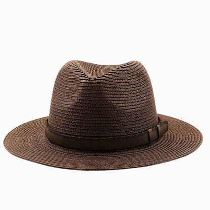 Chapeau panama en paille unisexe