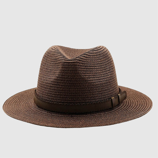 Chapeau panama en paille unisexe