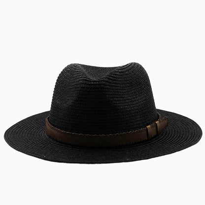 Chapeau panama en paille unisexe