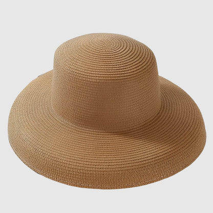 Chapeau panama paille grand bord pour femme