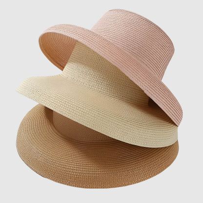 Chapeau panama paille grand bord pour femme