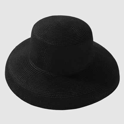 Chapeau panama paille grand bord pour femme