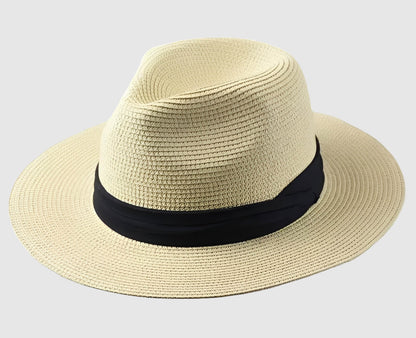 Chapeau panama paille grande taille unisexe