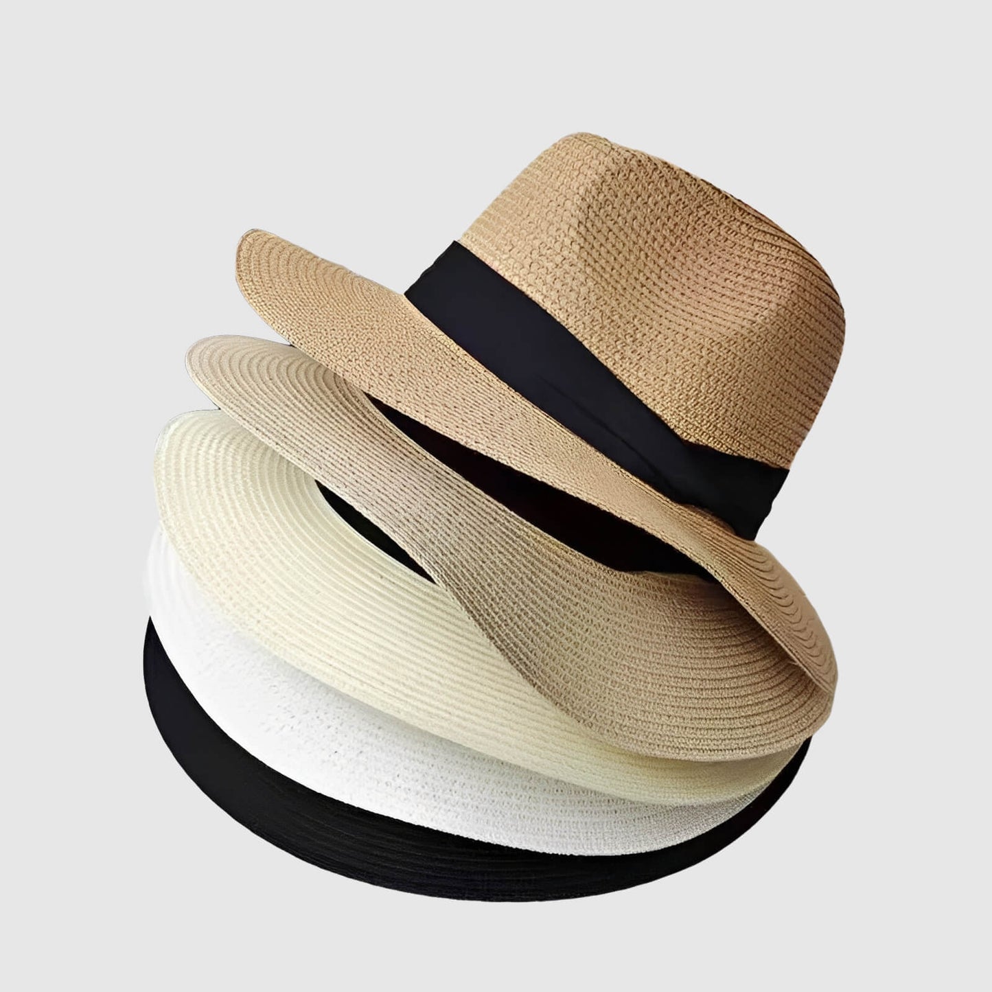 Chapeau panama paille grande taille unisexe