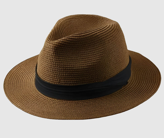 Chapeau panama paille grande taille unisexe