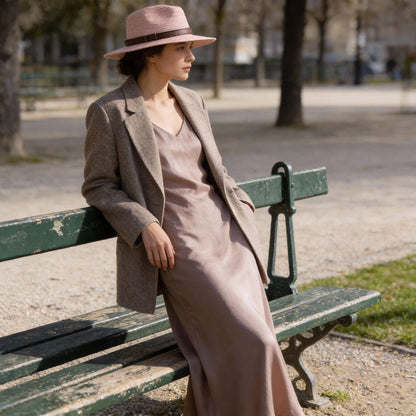 Chapeau panama paille unisexe