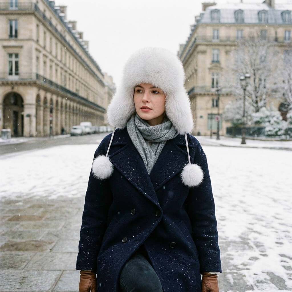 Chapka d’hiver femme – douceur pelucheuse et style affirmé