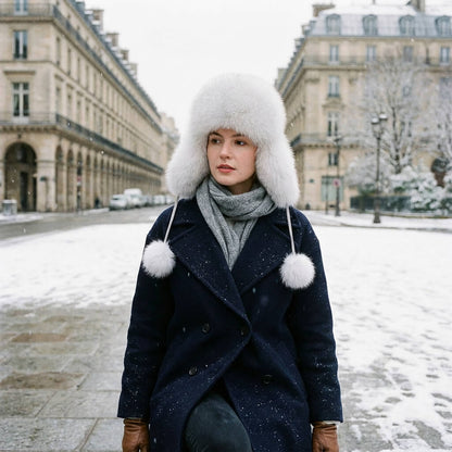 Chapka d’hiver femme – douceur pelucheuse et style affirmé