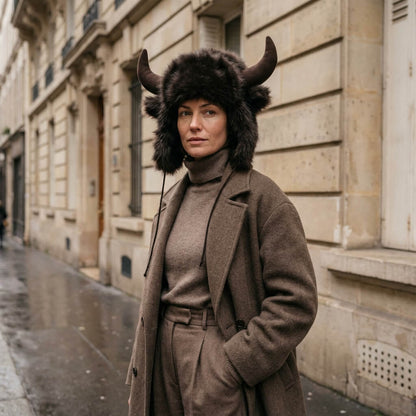 Chapka en fausse fourrure – chaleur hivernale et style original