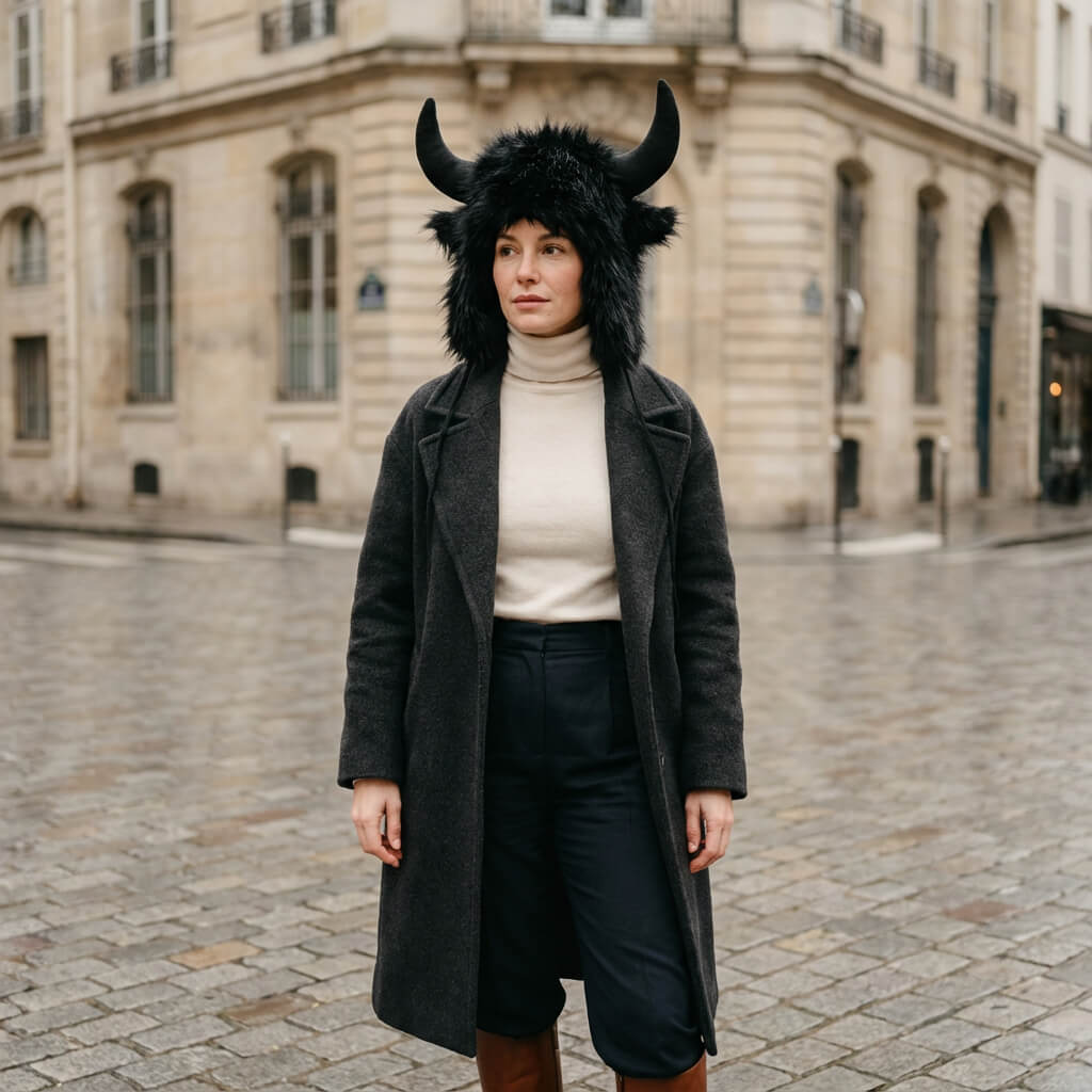 Chapka en fausse fourrure – chaleur hivernale et style original