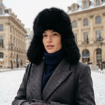 Chapka femme bomber hiver