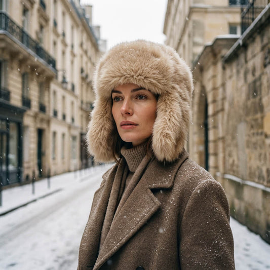Chapka femme en fausse fourrure