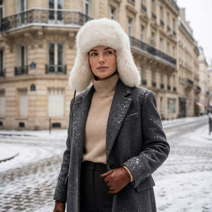 Chapka femme en fausse fourrure