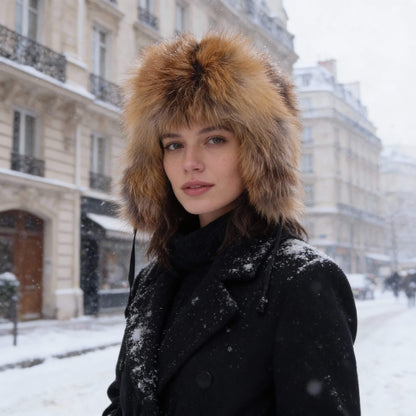 Chapka femme fausse fourrure chaude
