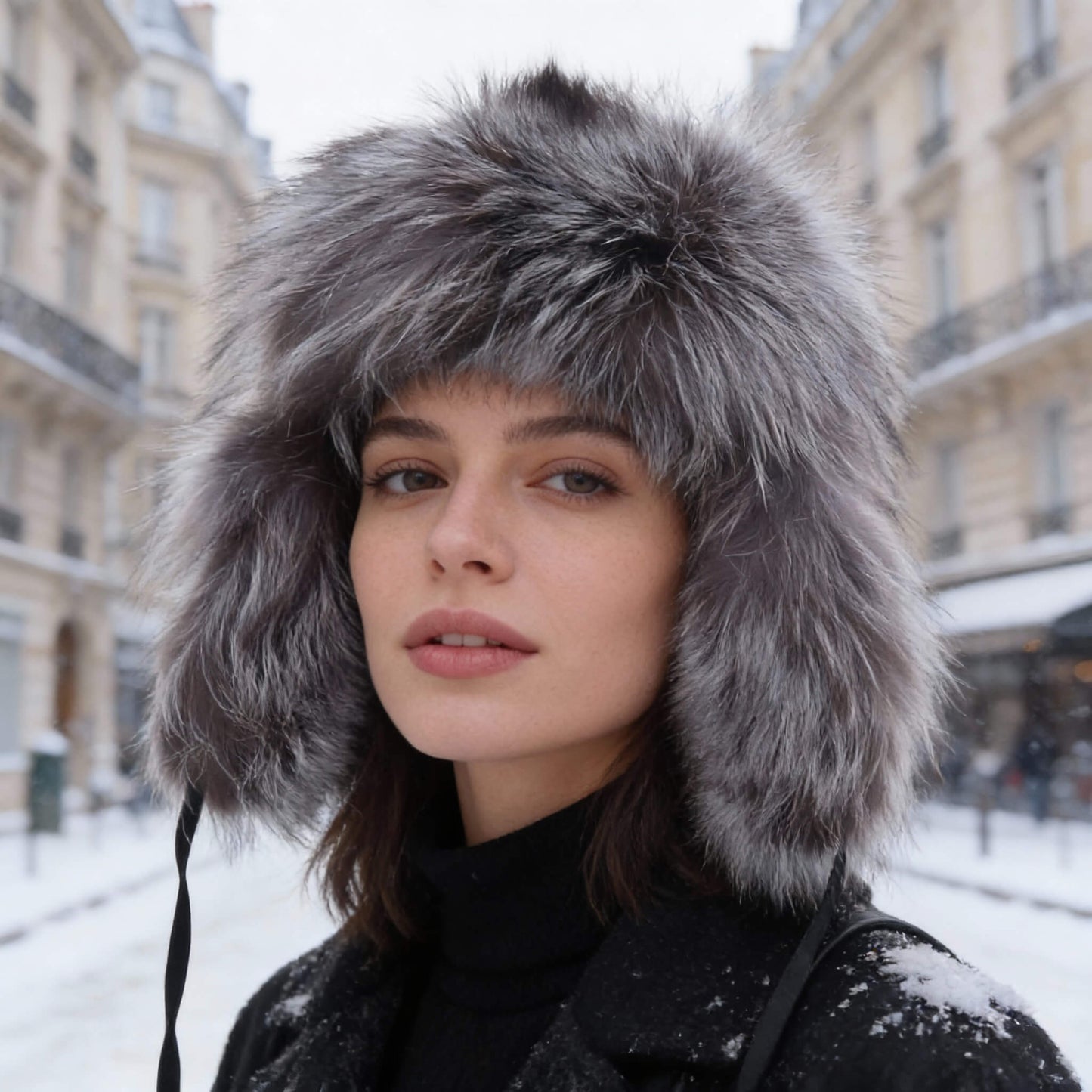 Chapka femme fausse fourrure épaisse